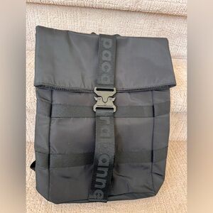 Paco Rabanne Black Click Closure Travel Athletic Over The Shoulder Sling Bag